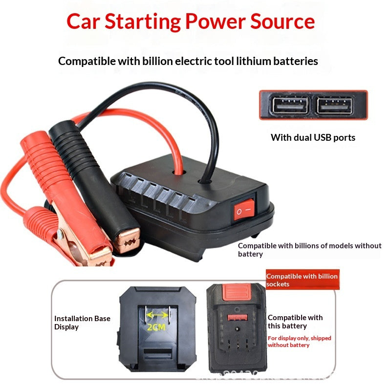 Alimentation d'urgence de démarrage de voiture Une batterie portable pour les véhicules à démarrage rapide