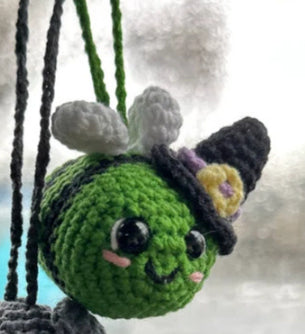 Pendentif de voiture pour animaux quirky à la main