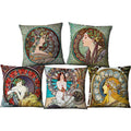 Couverture coussin oreiller en lin