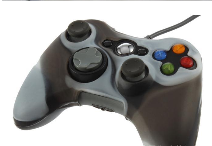 Boîtier en silicone Camouflage Housse sans fil Housse en silicone