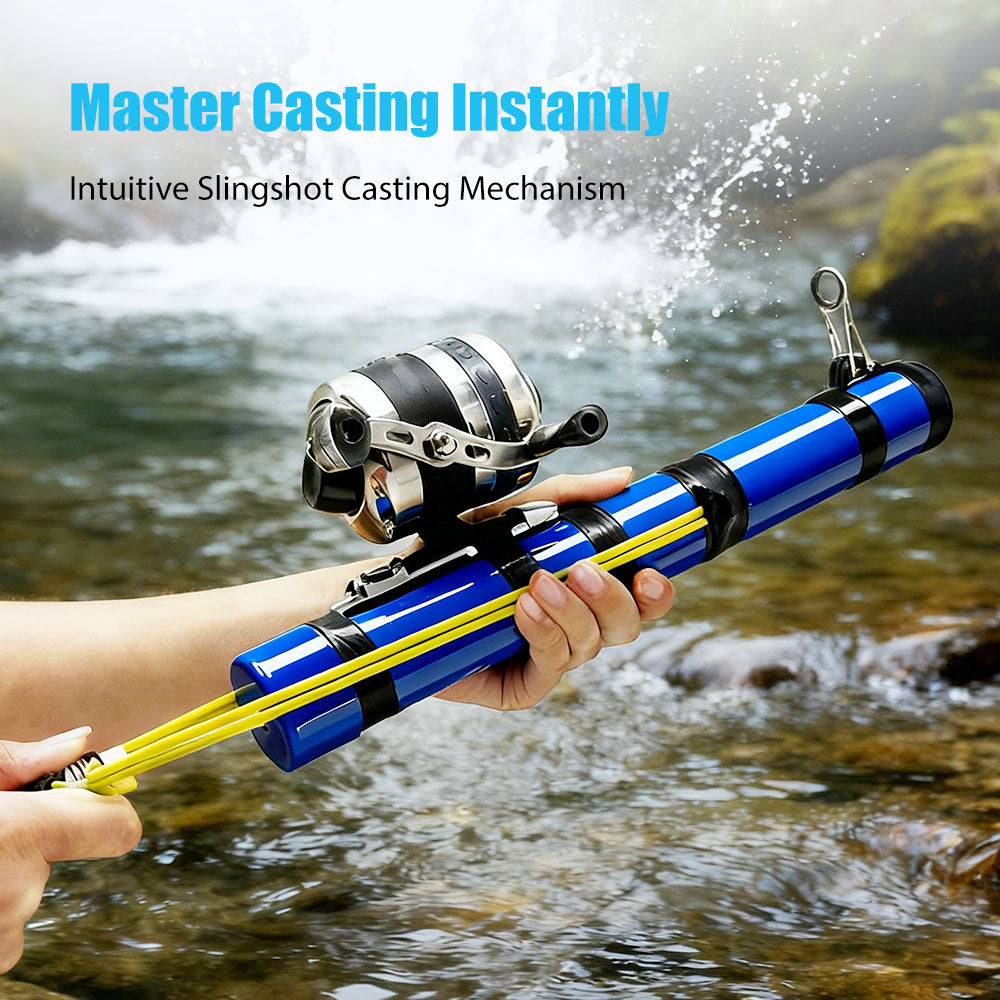 Pêche professionnelle Catapulte Rod avec des os interchangeables pour Cas de longue distance précis