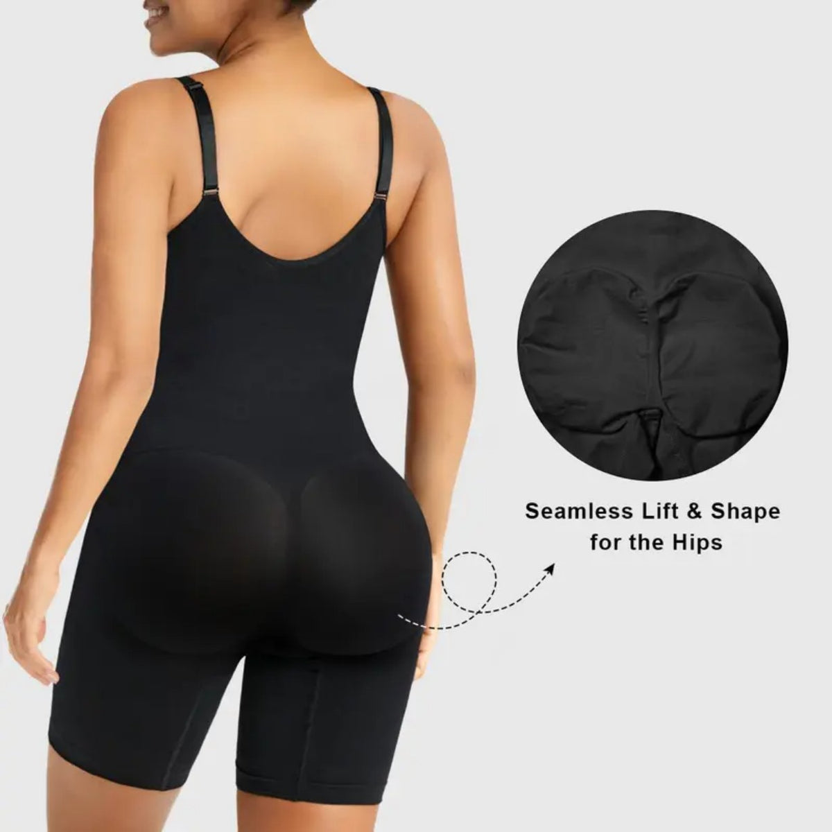 Vêtements de forme pour femmes Tummy Control Bodysuits Zip-Up Comfort Ultra Stretch Fabric Customizab