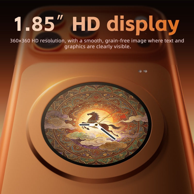 Clapet de téléphone de casting HD à écran rond