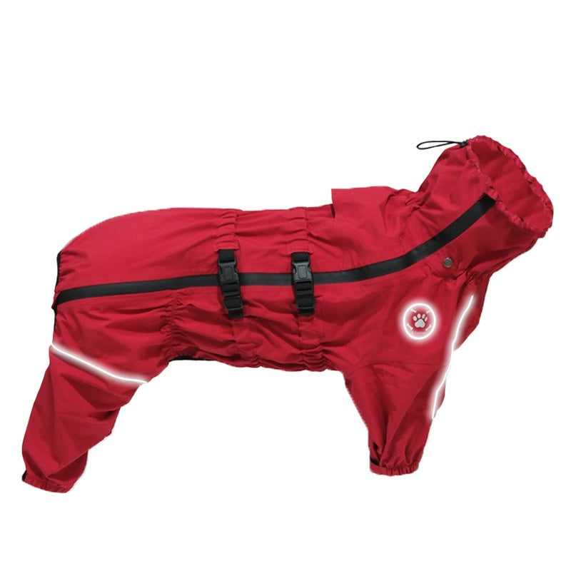 Veste de chien imperméable imperméable à quatre pattes