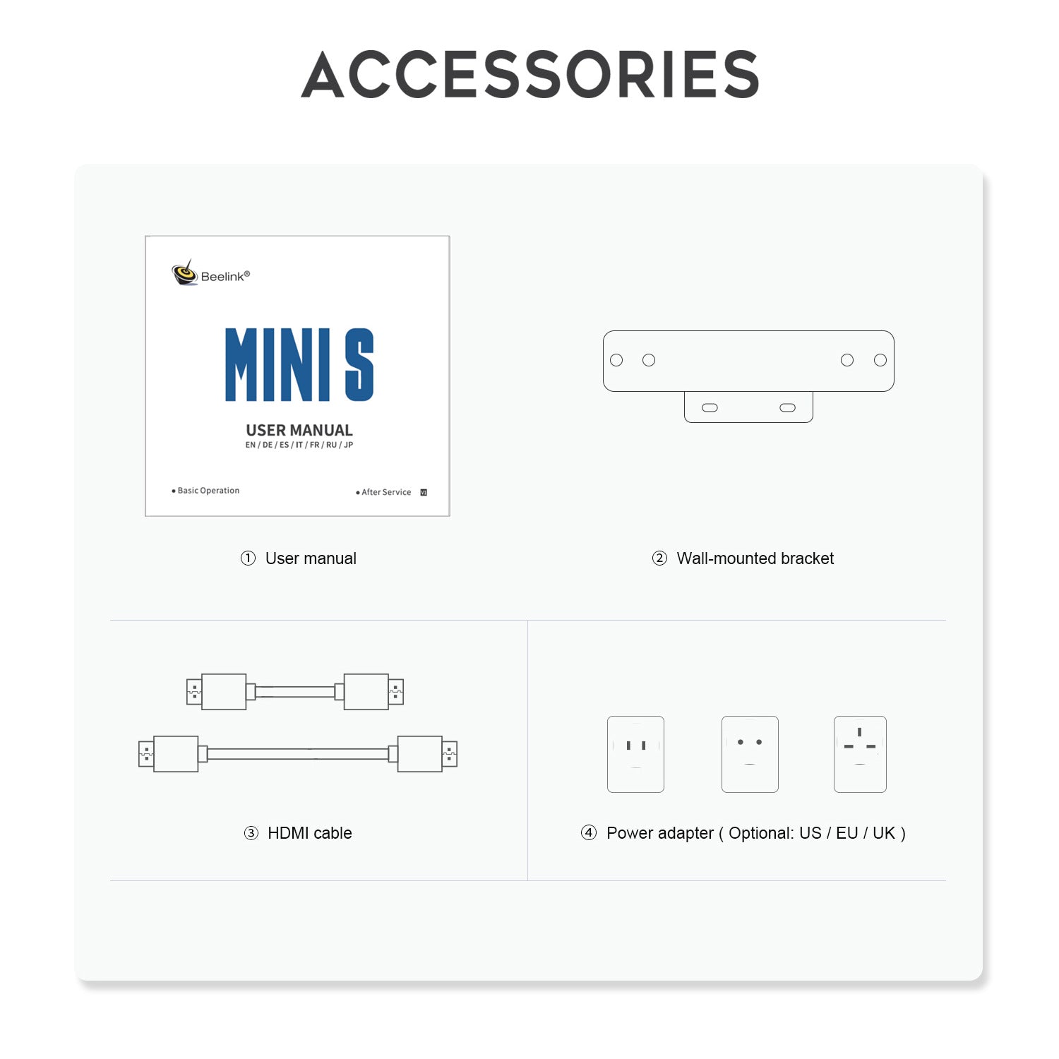 Beelink MINI S N5095 MINI-host 4K Bureau Jeu Théâtre Portable MiniPC Ordinateur de bureau