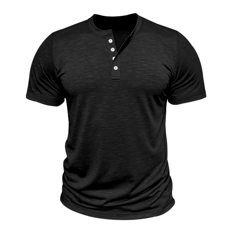 T-shirt pour homme Henley Shirt Amazon Top