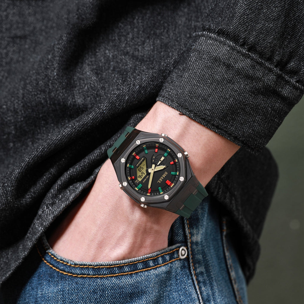Montre électronique multifonction Silicone étanche