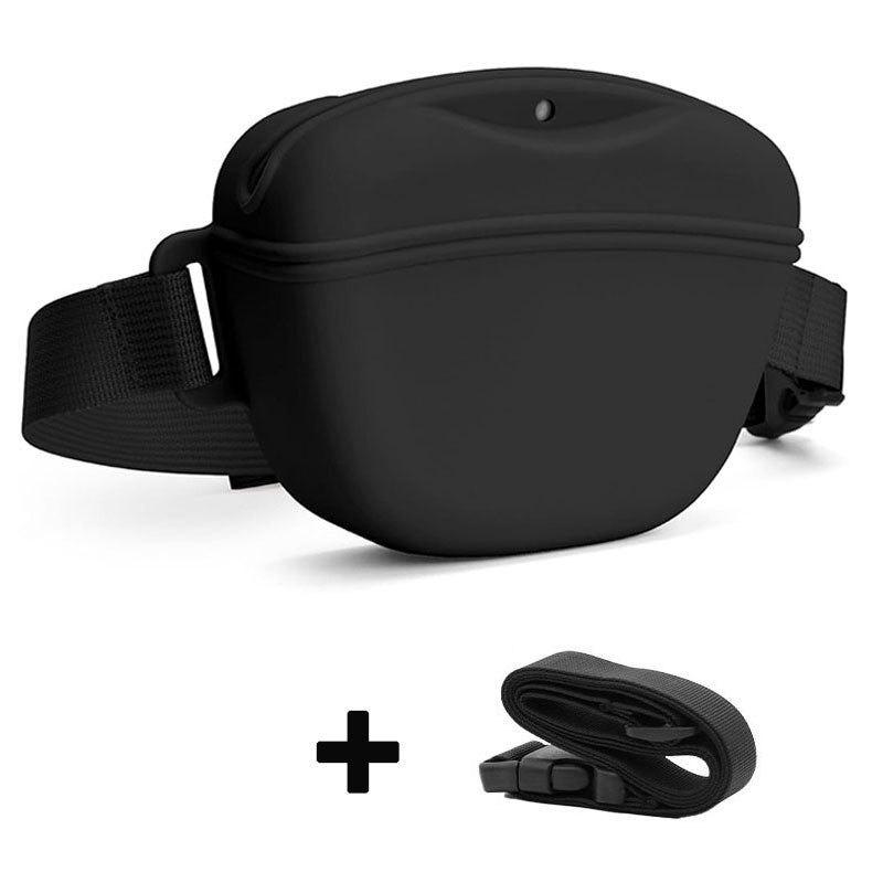 Sac d'entraînement pour chien portable en silicone