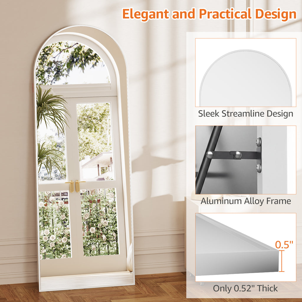 Miroir de pleine longueur Arched