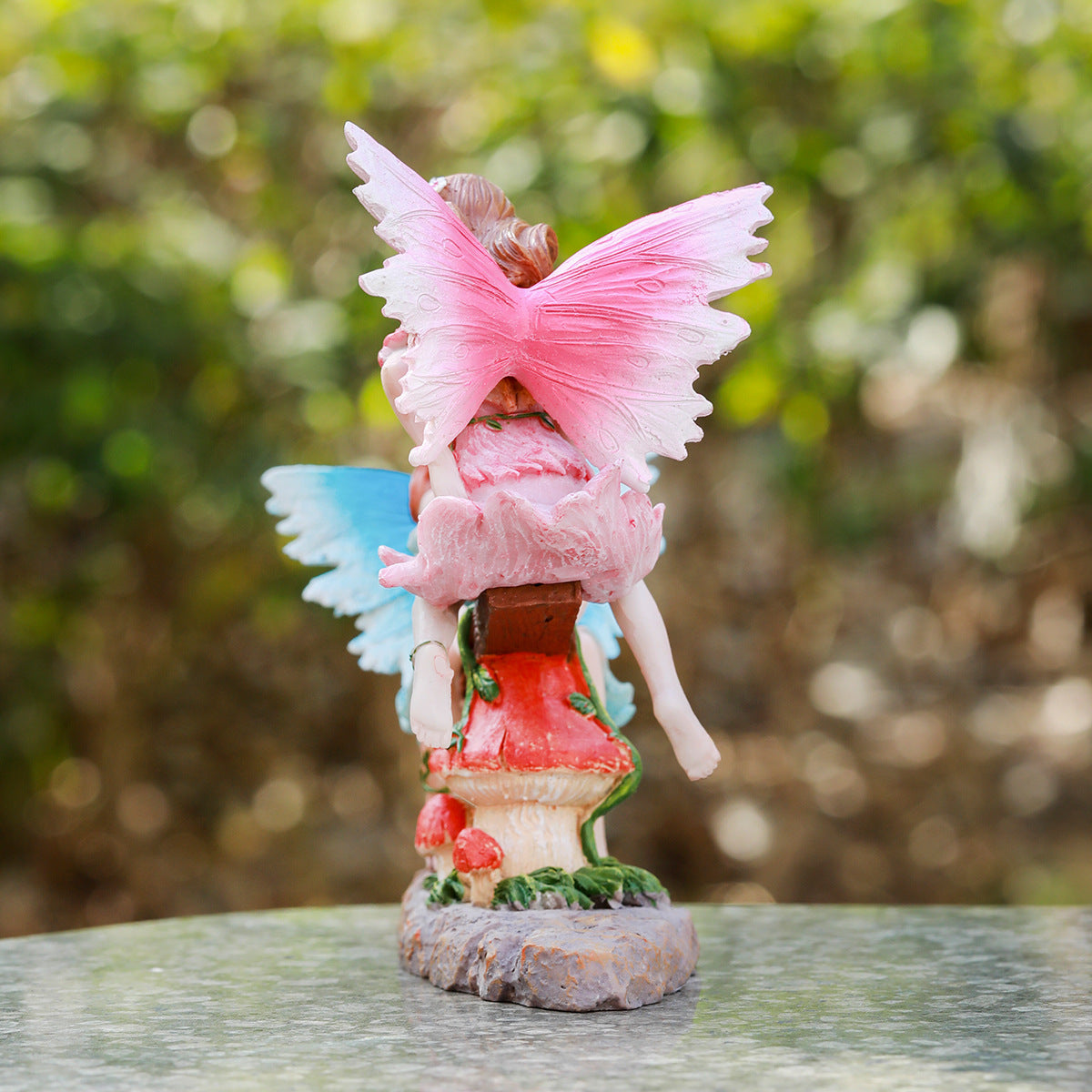 Jardin Fée Seesaw Resin Artisanat Ornement