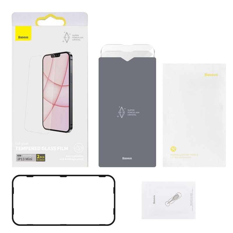 0.3mm Tout le verre Super céramique film trempé pour IP 5.4 Inch modèle