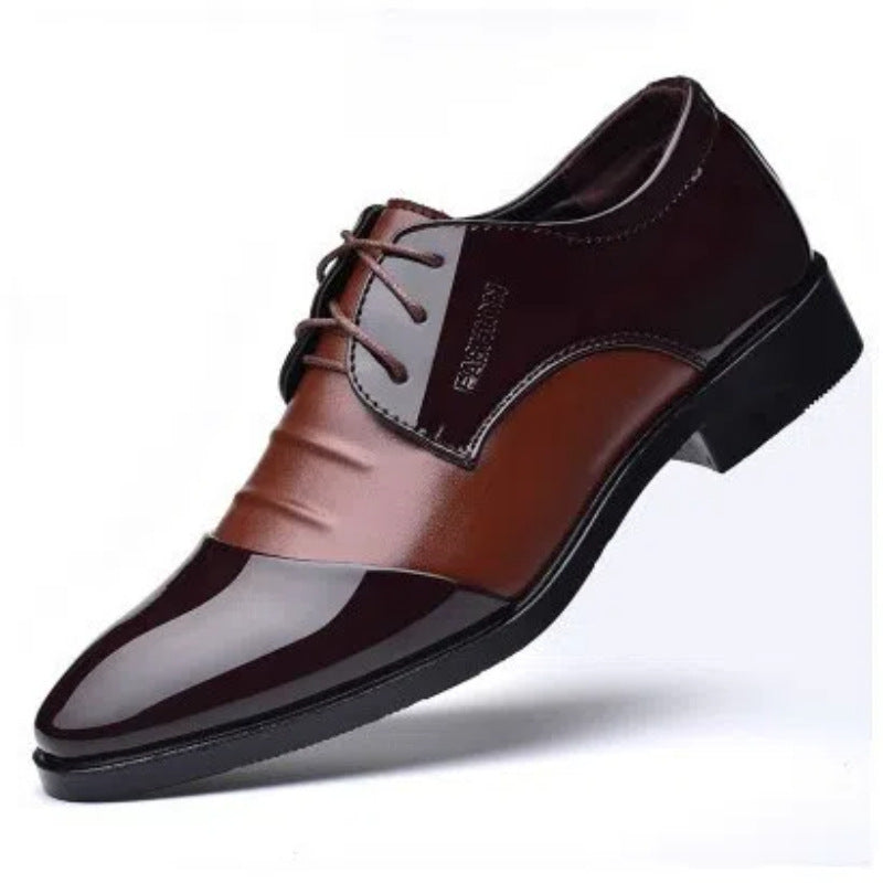 Chaussures en cuir pour hommes British Style Noir