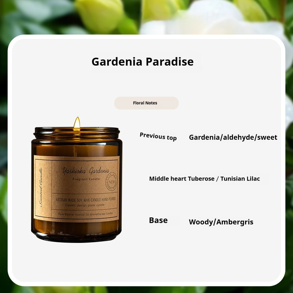 Bougie d'aromathérapie sans fumée de la cire de soja haut de gamme