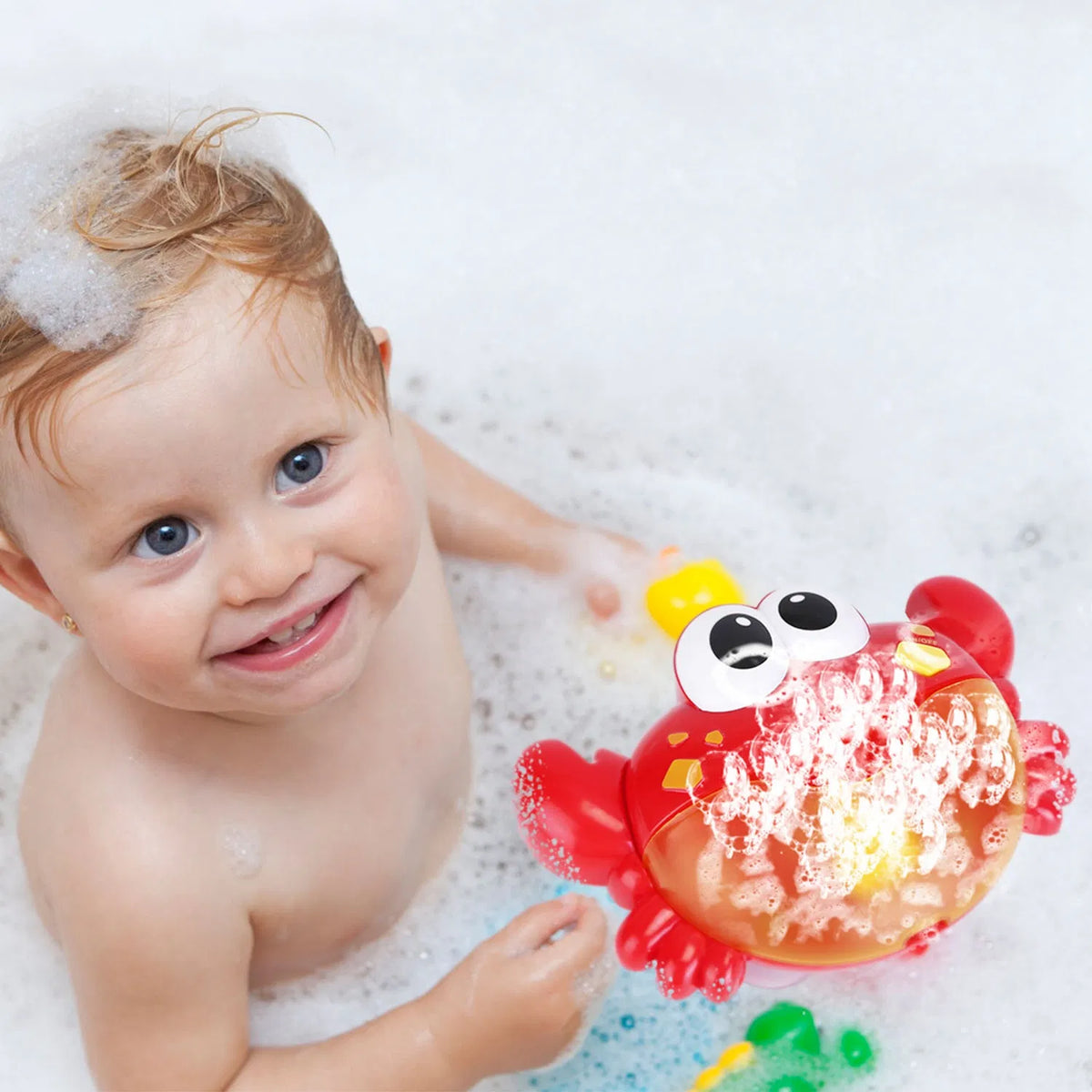 Frog Musical Bubble Bath Maker Jouets de bain de bébé pour baignoires Toddler Bubble Machine pour bain