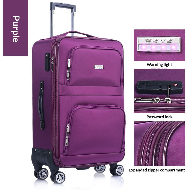 Valise à roulettes à quatre roues Étui en tissu Oxford