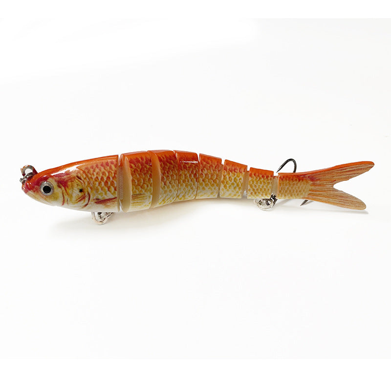 8-section Grand faux luth à longue portée submerged Hard Fishing Bait