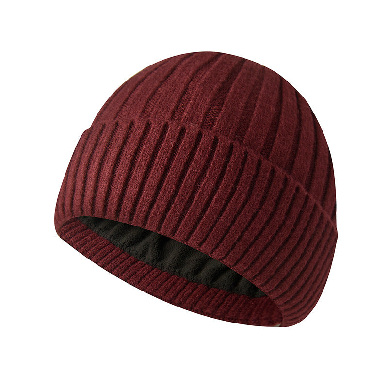 Chapeau épais en polaire d'hiver pour hommes