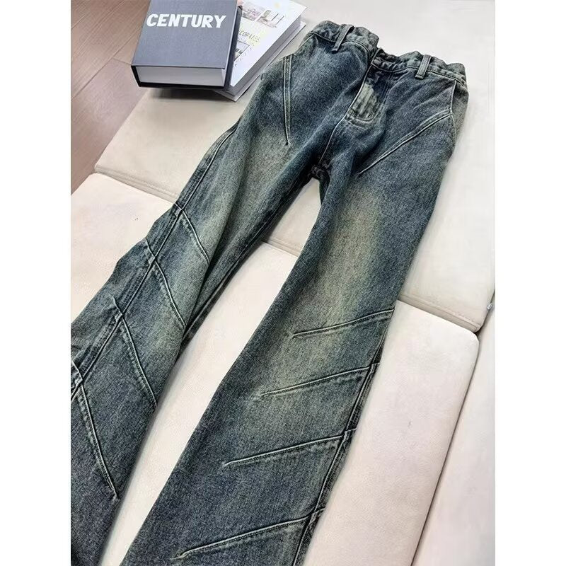 Jeans denim de taille supérieure pour femmes