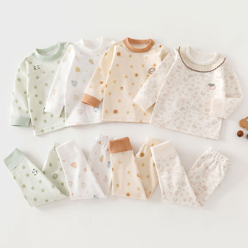 Bébé ensemble de deux pièces sans couture conception couche de base essentielle pour les nouveaux-nés