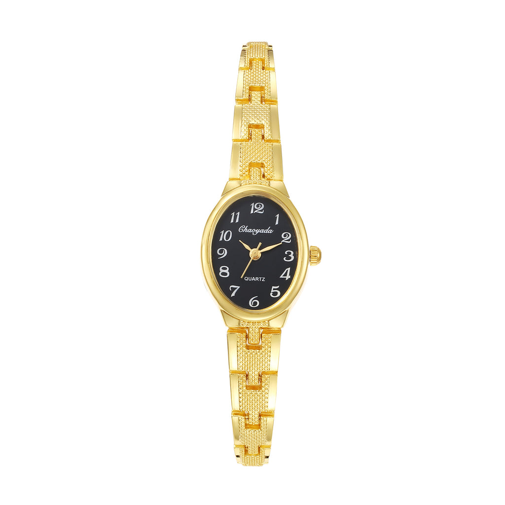 Montre bracelet ovale de style Instagram
