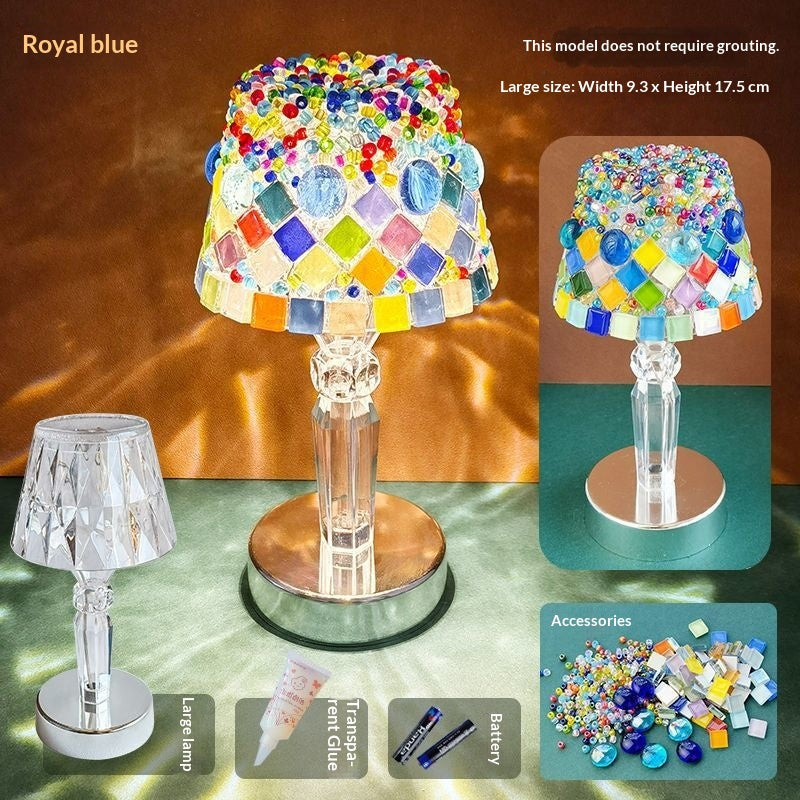 Matériau de bricolage de petite lampe de table fait main