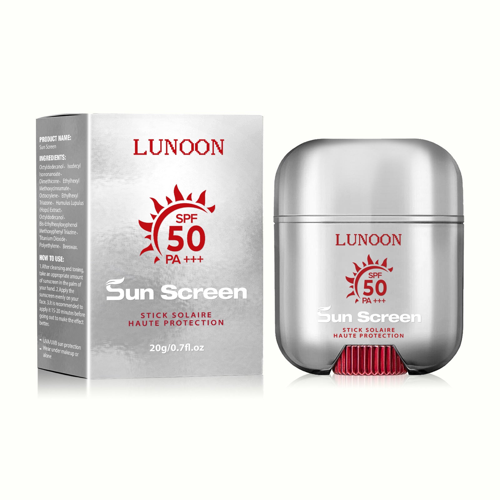 Réparation de soins du corps entier Crème antisoleil solide Spf50 Lotion anti-légère