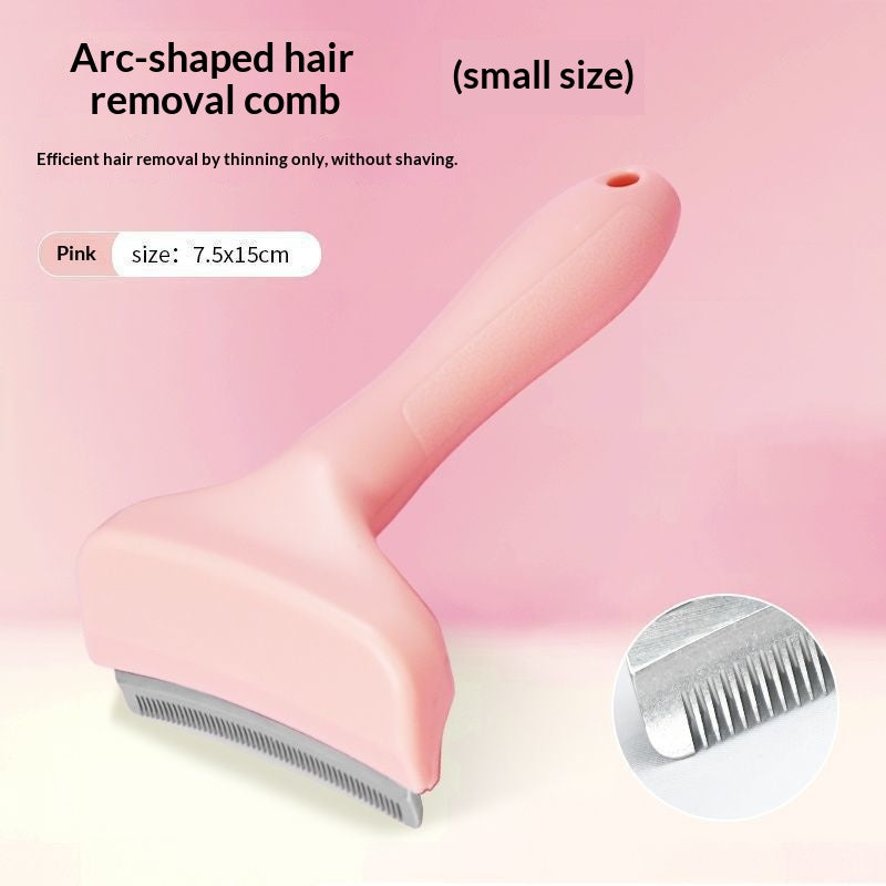 Outil d'affinage de la fourrure de chat Brosse à déchiquetage à double usage pour chats