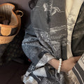 Femmes Vêtements de dessus Été Bureau chaud Niche Luxury léger petite couverture de laine Châle