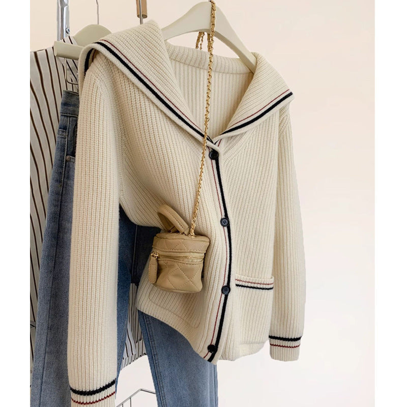 Style européen Relaxed-fit Cashmere Knit Cardigan