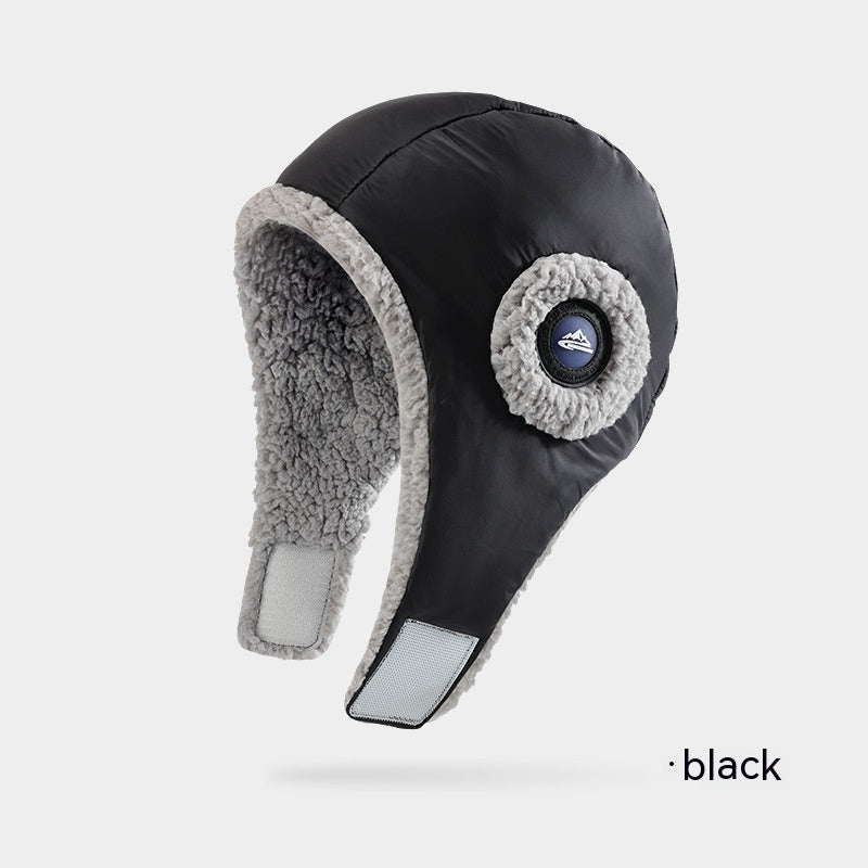 Chapeau en peluche Down pour femmes Cyclisme Windproof Waterproof Protection des oreilles Chapeaux de mode chauds Gagner