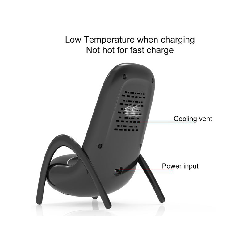 Chargeur sans fil rapide Kawaii Support de téléphone Bureau Support mignon Amplified Multiple Safe Stand