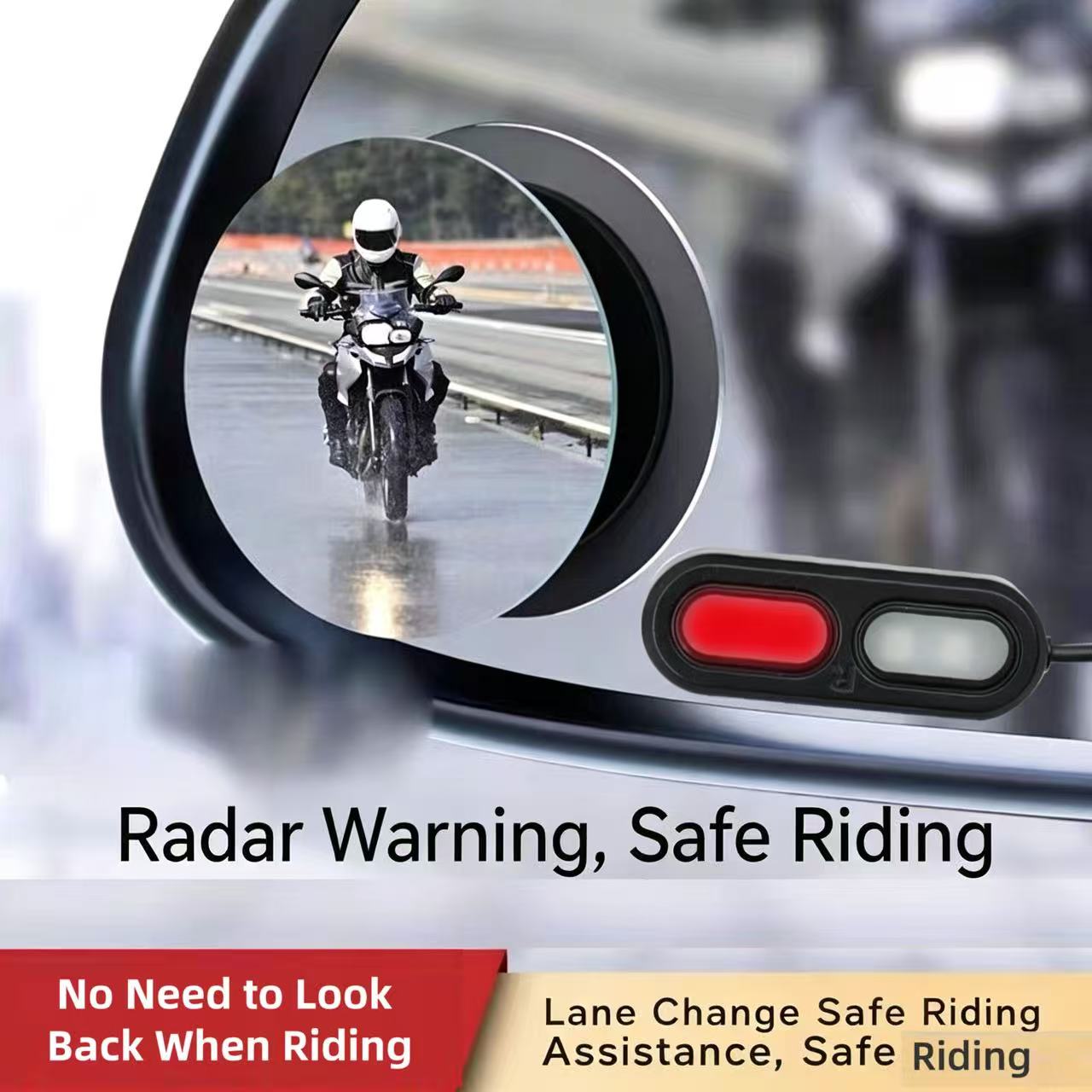Motorcycle Blind Spot Monitoring 24G Millimeter Wave BSD Préalerte