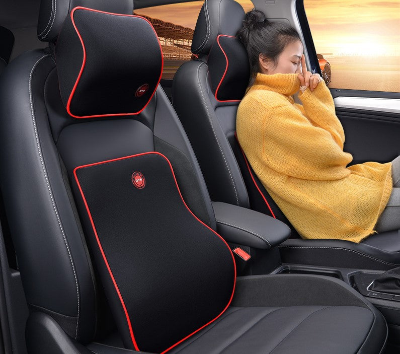 Car Armrest Neck Protector Backrest Car Seat Lumbar Pillow Memory Foam Pillow