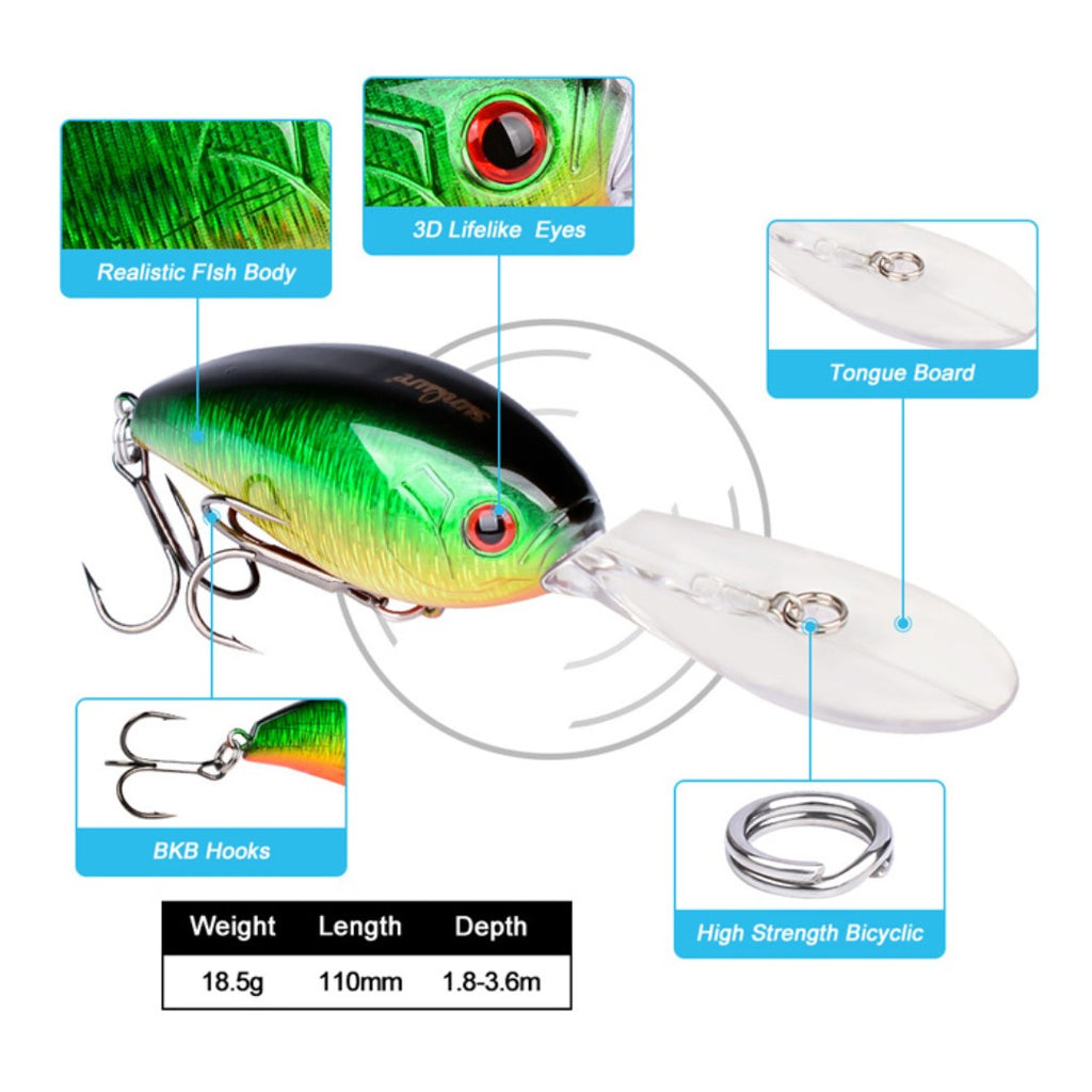 11cm Hard Plastic Submarine Floating 18.5g