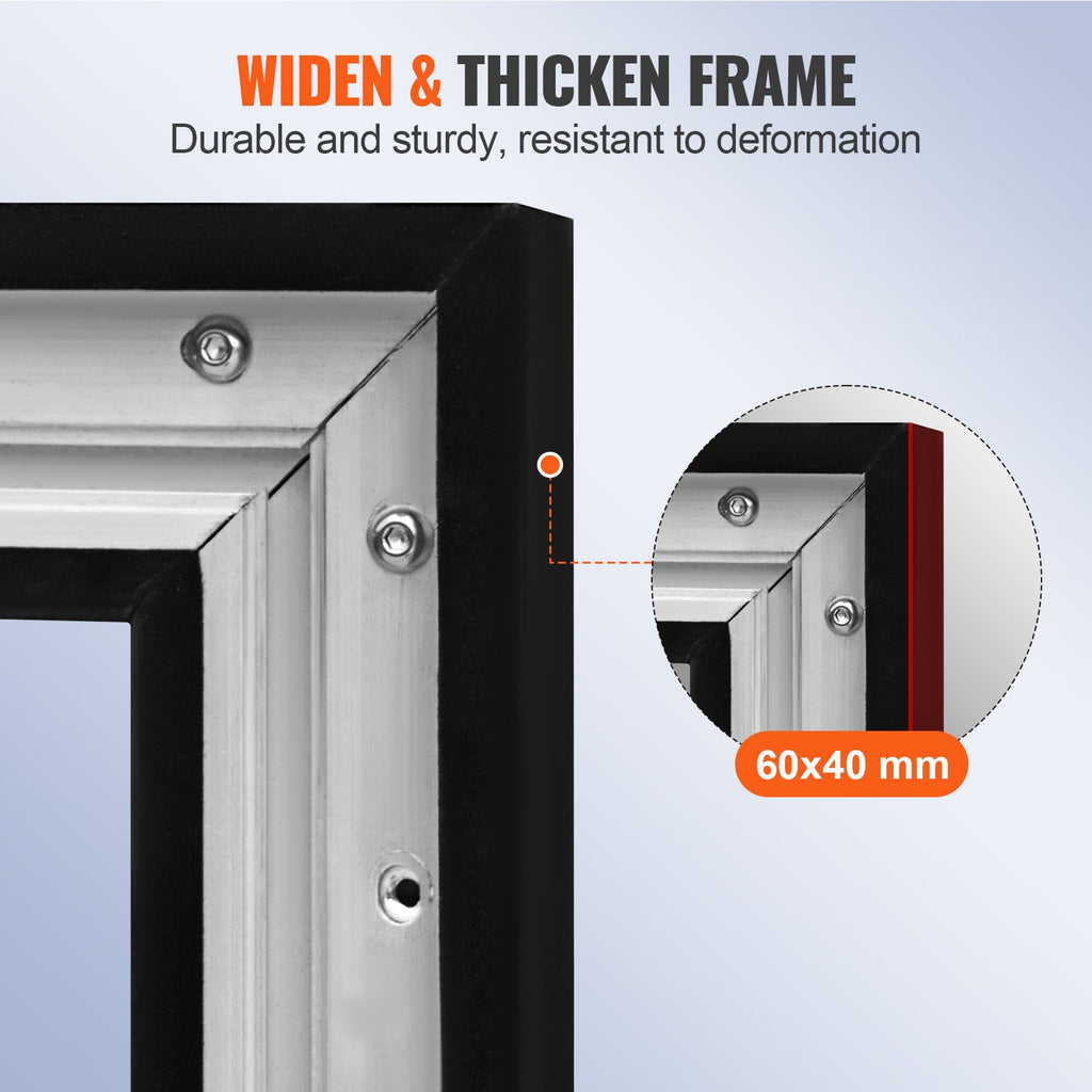 Projecteur Écran fixe 130inch Diagonal 16:9 Projecteur de film écran 4K HD avec Alumi
