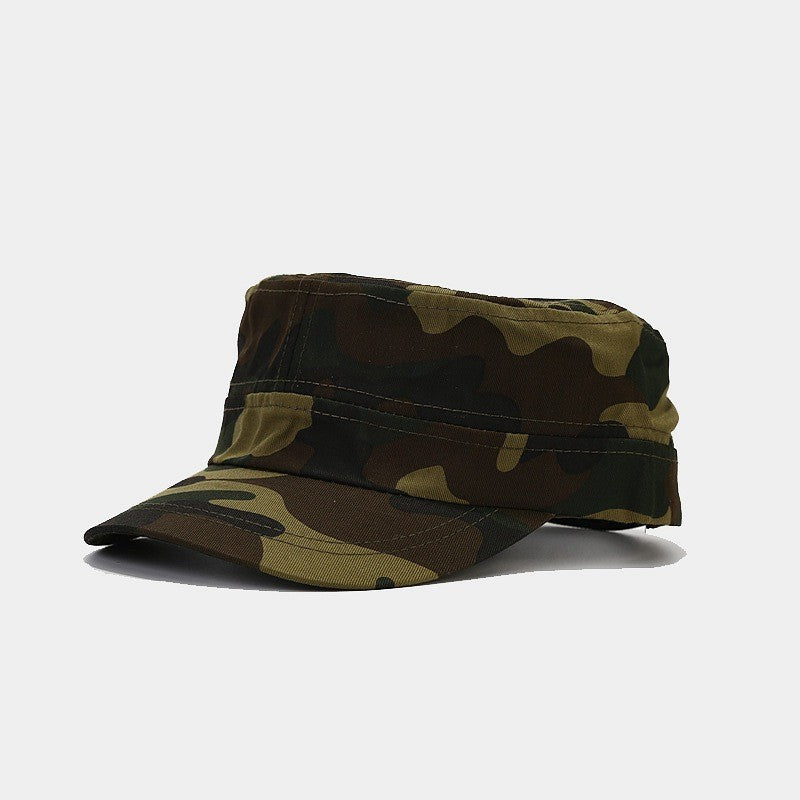 Rétro grand-brime homme simple et fashionable casquette de baseball plat adapté à l'extérieur Sp