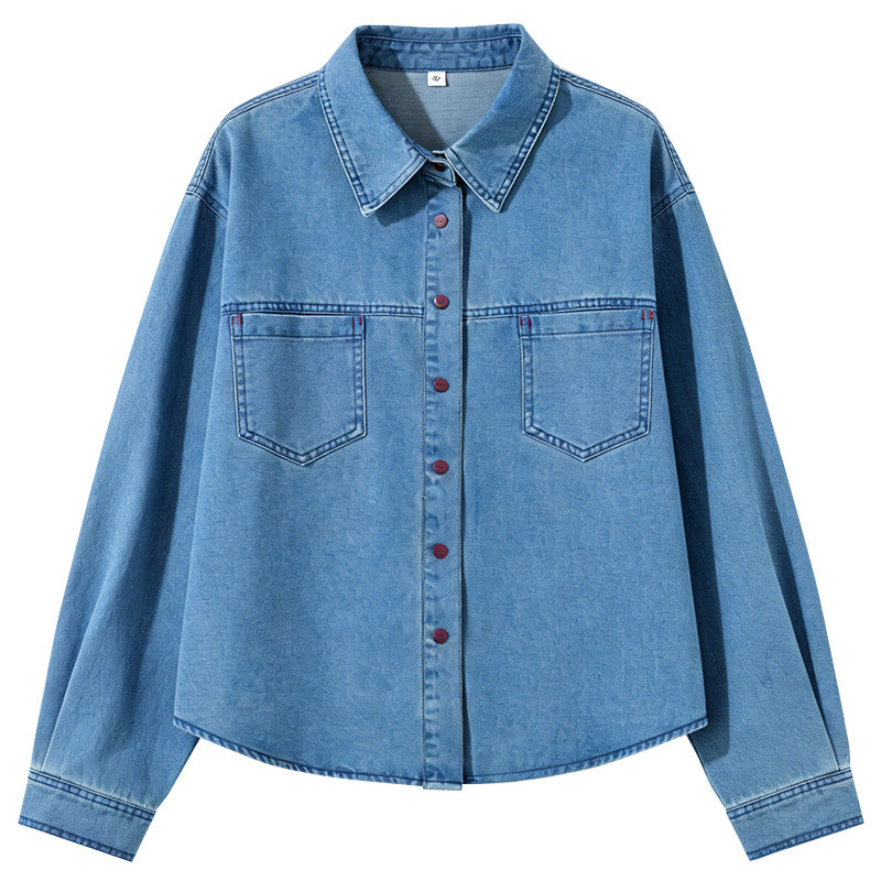 Blouse femme élégante et polyvalente pour vêtements de dessus