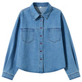 Blouse femme élégante et polyvalente pour vêtements de dessus