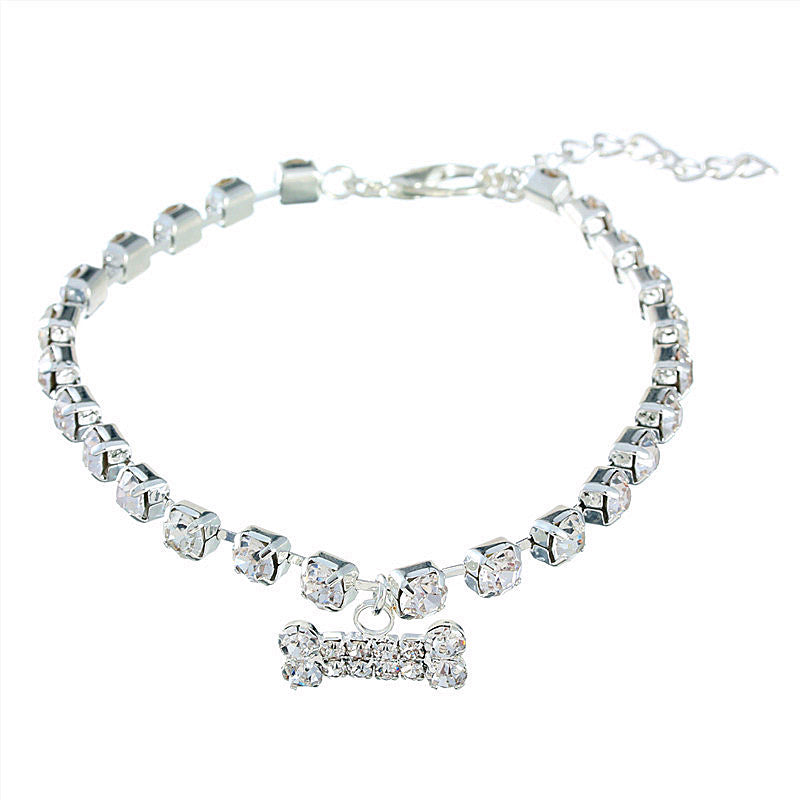 Pendentif en strass Collier en strass