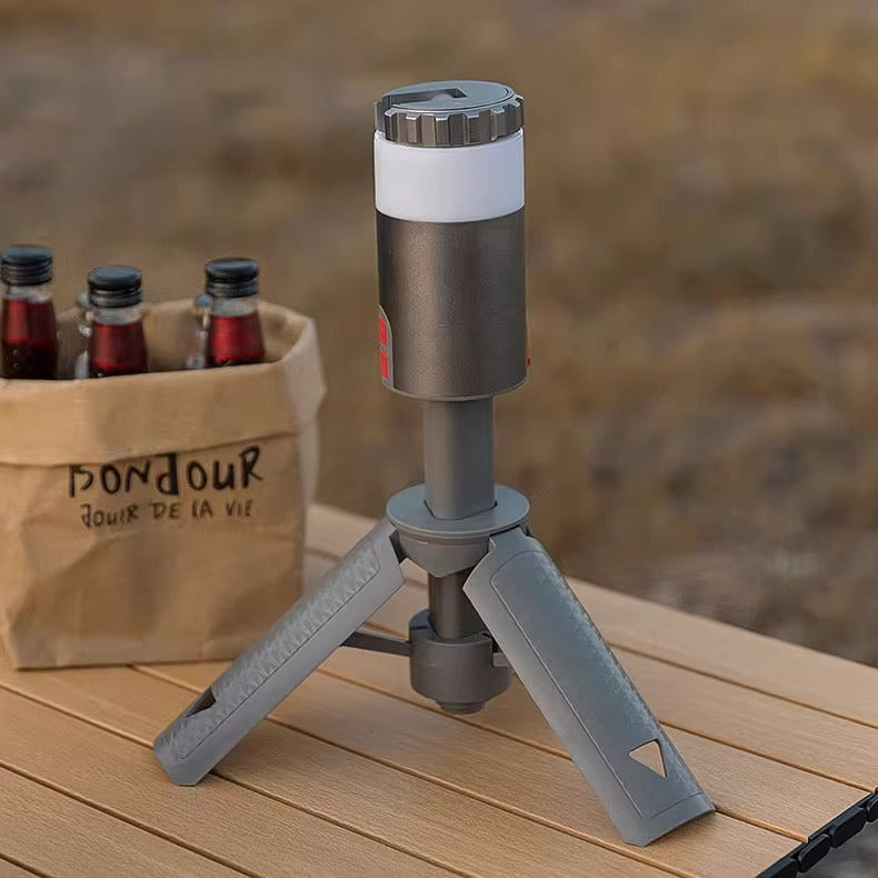 Lanterne de camping portable multi-fonctionnelle en alliage d'aluminium extérieur