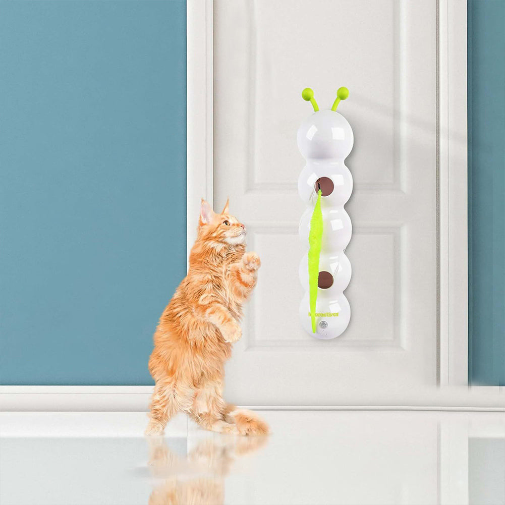 Jouet chat interactif intelligent avec mouvement de la queue mouvement activé rechargeable