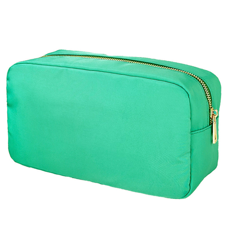 Sac de maquillage en nylon imperméable à l'eau à grande capacité