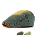 Homme et femme Identique Détressed Suede Sac Edge Retro Workwear Style Forward Hat Sui