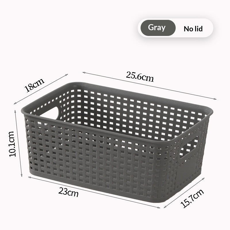 Panier de rangement en plastique creux