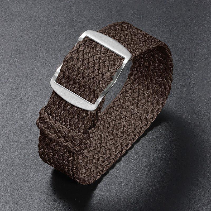 Bracelet de montre en nylon tissé pièces sur toile bracelet de montre