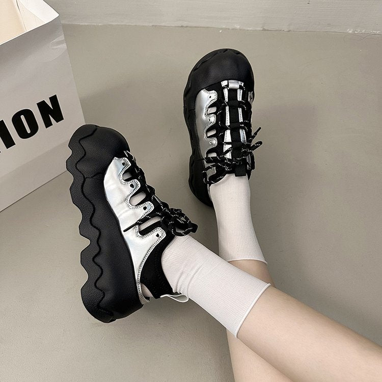Arrivée Coréen Street Style Platform Casual Beach Sandales pour les femmes