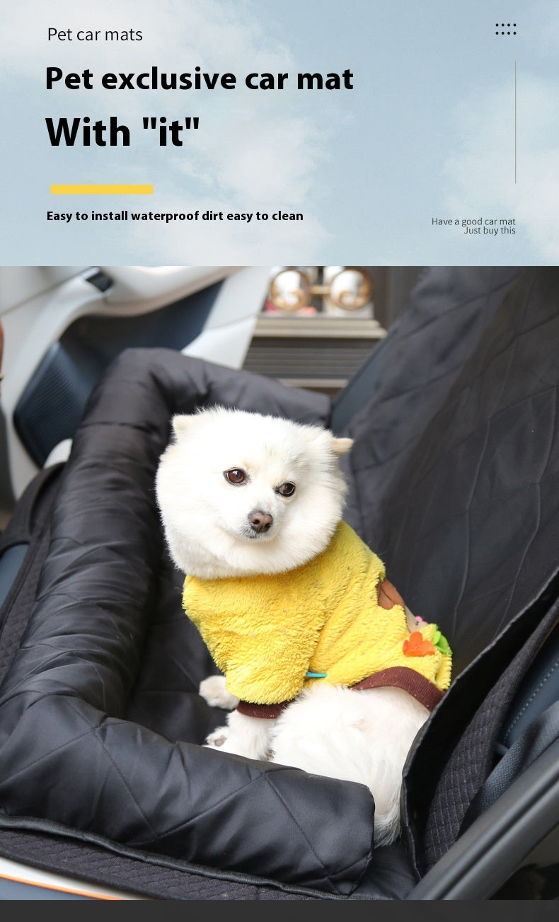Animaux de compagnie Car arrière et tapis de chien