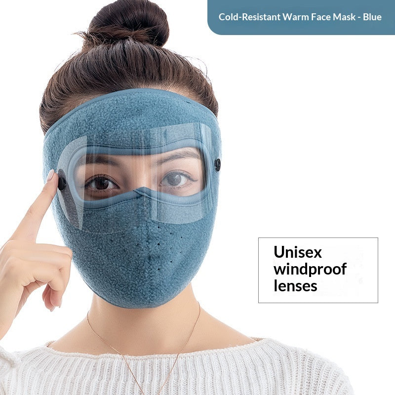 Masque de vélo d'hiver à l'épreuve de la poussière épaisse pour les femmes