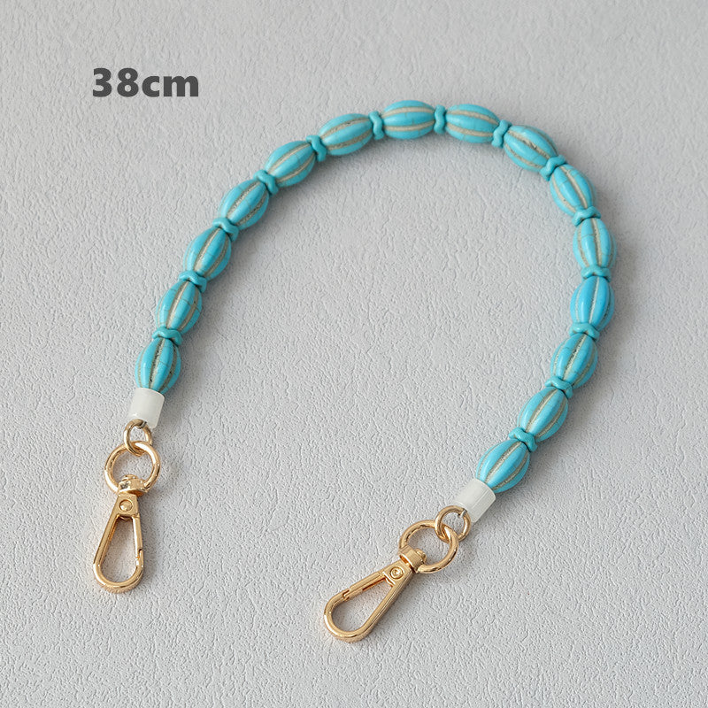 Chaîne de résine de chaîne de sac Turquoise Vintage