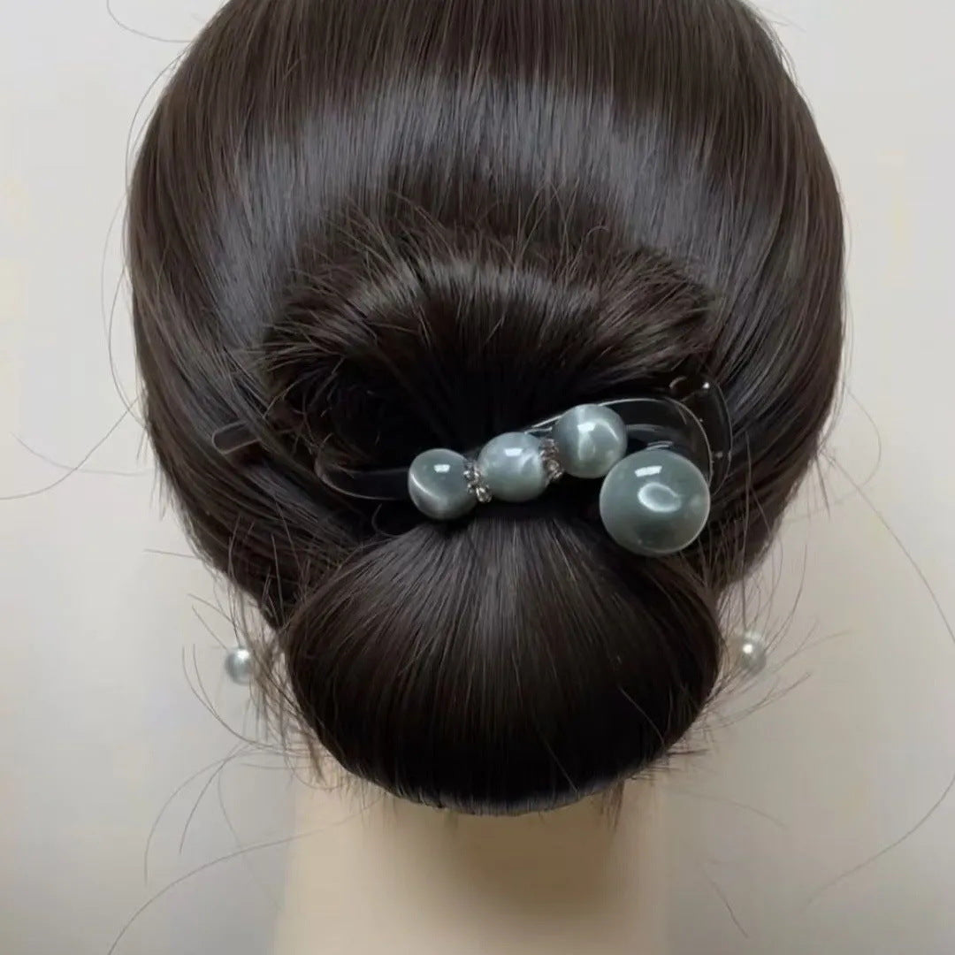 Clip simple occasionnel de cheveux Twist une ligne pour les femmes
